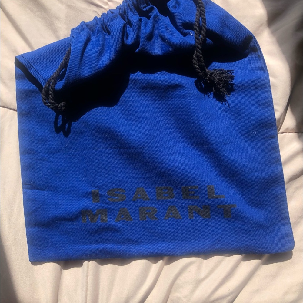 Isabel Marant Royal Blue Drawstring Pouch